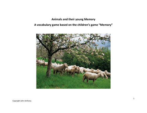 Animals and their young