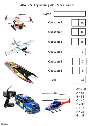 Mock Exam AQA GCSE Engineering 2015