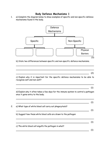 Body Defences by funforester - UK Teaching Resources - TES