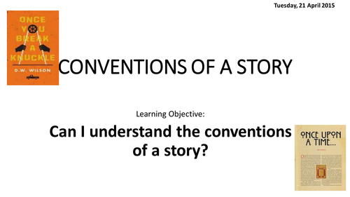 Conventions of short stories