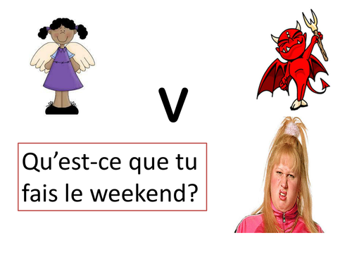 L'ange V le démon-making what you do in your free time my creative for Y7