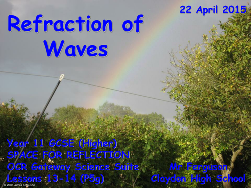 P5g Refraction of Waves