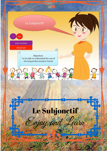 Subjonctive Mood (French) Booklet / Le subjonctif ( français )