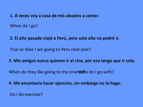 Speaking revision game