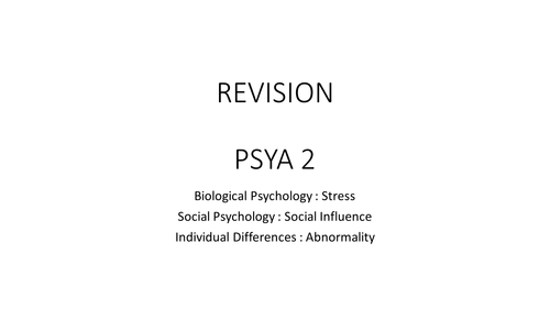 How to answer exam questions PSYA2