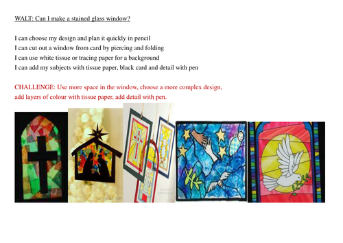 Stained Glass Windows Teaching Resources