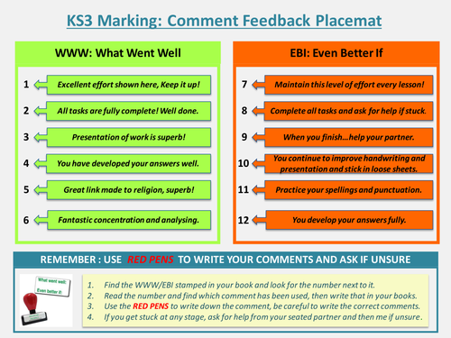 Quick Marking to save time WWW/EBI