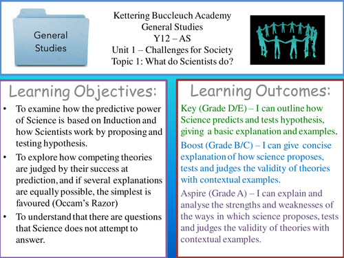 AS General Studies -  What do Scientists do