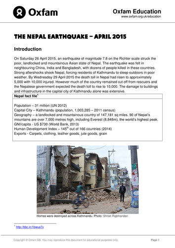 Nepal Earthquake 2015