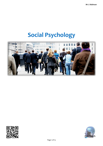 Social Psychology Revision Guide Complete (Psychology AQA-A)