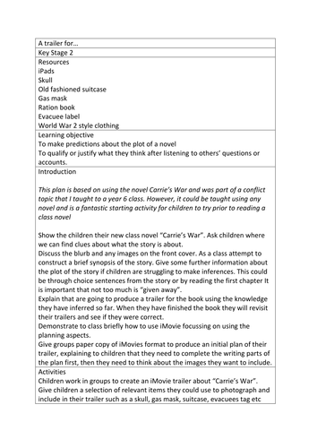 Lesson Planner Resources 22 May