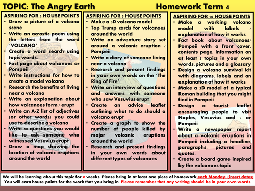 homework help volcanoes