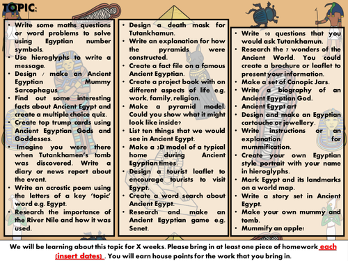 Daily life in ancient egypt activities image