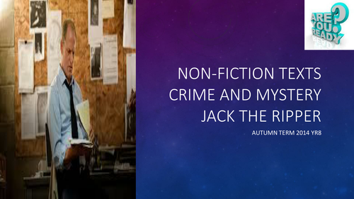 Yr 8 Crime and Mystery Jack the Ripper Police Wall