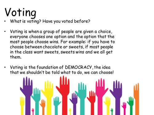 Voting For Kids Teaching Resources