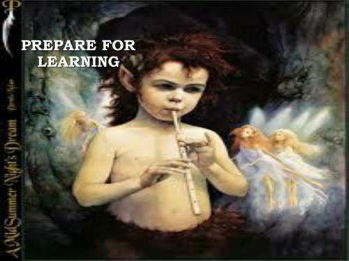 Yr9 A Midsummer Night's Dream lesson 3