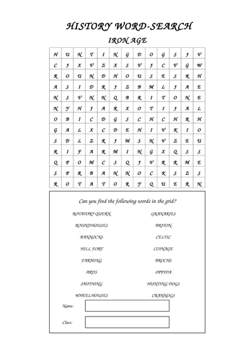 history wordsearch ks2 by ju3fromleics teaching