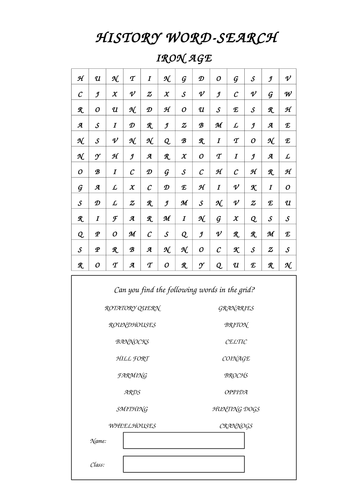 HISTORY WORD-SEARCH