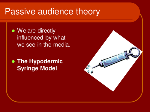 GCSE Media Studies Audience Theory Magazines