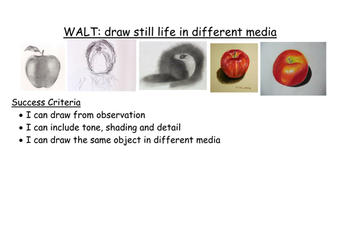 Still Life Different Media