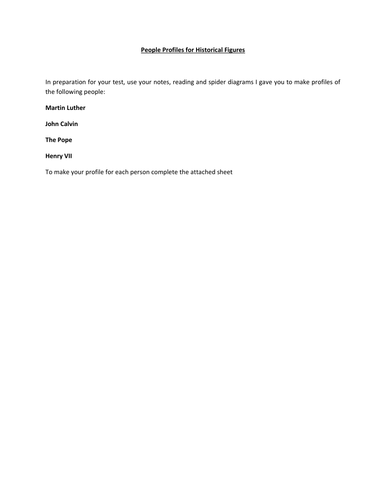 Profiling Historical Figures