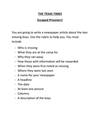 Holes: Escaped Prisoners!