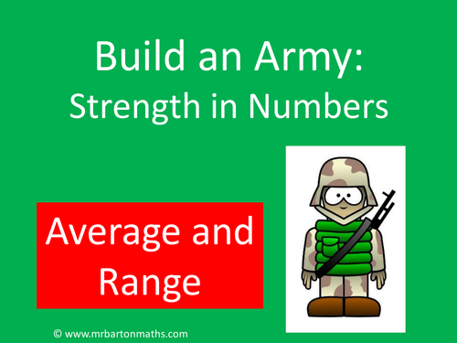 Build an Army: Averages and Range