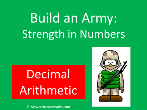 Build an Army: Decimal Arithmetic