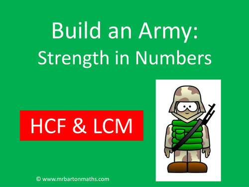 Build an Army: HCF and LCM
