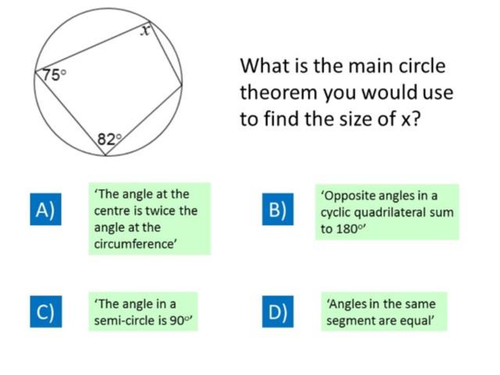 Maths: Circle theorems homework worksheet by Tristanjones - Teaching