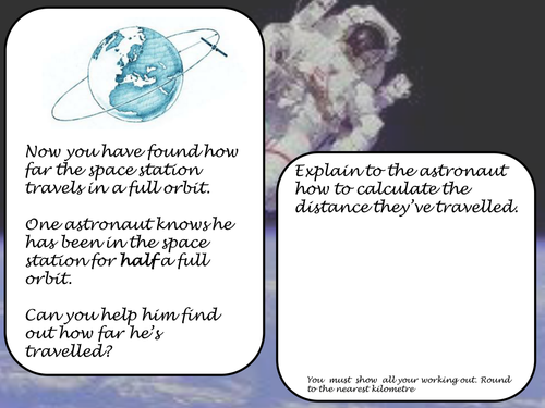 Circumference and intro to arc w/ Space context (Full Lesson)