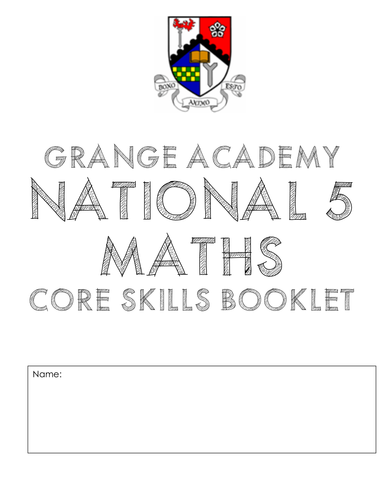 National 5 Maths Core Skills Booklet