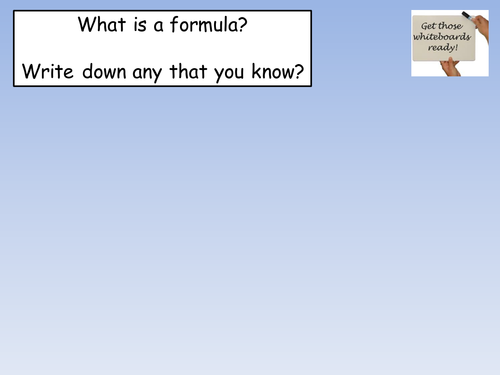 Rearranging Formulae