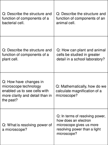 Edexcel B2 Revision Flashcards Teaching Resources