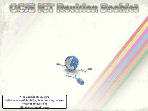 ICT GCSE Revision Booklet 