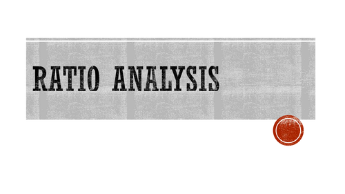Ratio Analysis