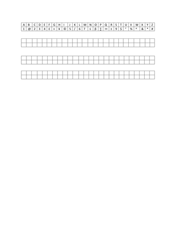 Codebreakers template