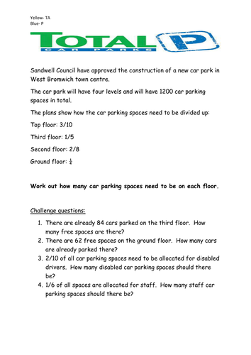 Fraction Investigation KS2