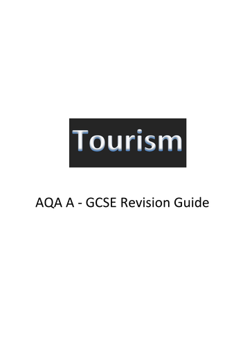 AQA A - GCSE Geography Revision Guide - Tourism