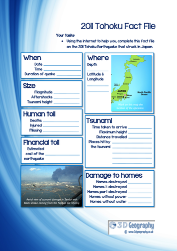 printable worksheet vocabulary file tokyoboy fact Tohoku   Resources Teaching by earthquake