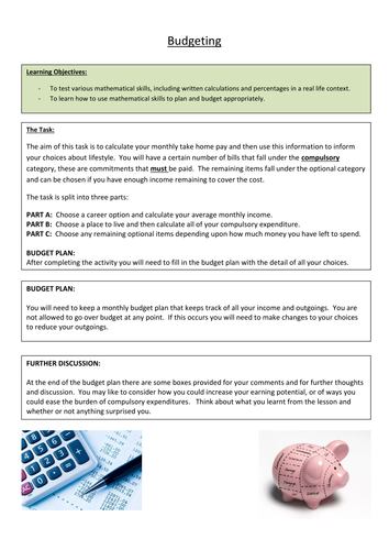 Monthly Budget