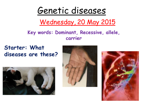Genetic diseases and screening
