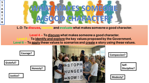 Character Education Lesson and Resources - Year 7