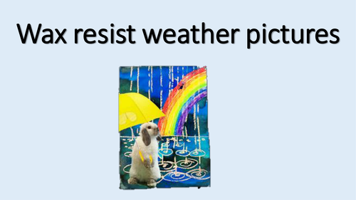 Wax resist weather pictures
