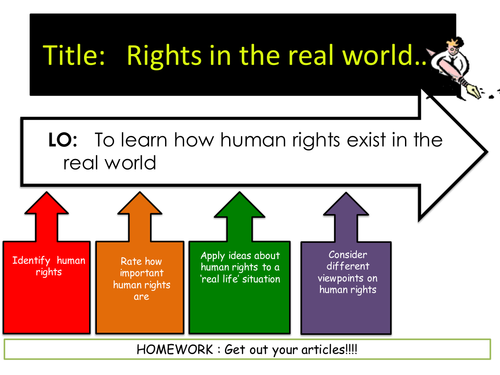PSHE human rights in the real world