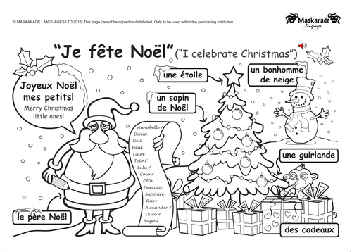 KS1 FRENCH: Level 1: Christmas -Easter