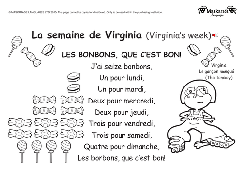 KS1-FRENCH: Level 1: DAYS OF THE WEEK, DAILY ROUTINE & MY HOUSE