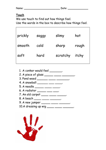 All About Me / Senses / Touch