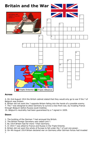 World War One Crossword Pack 