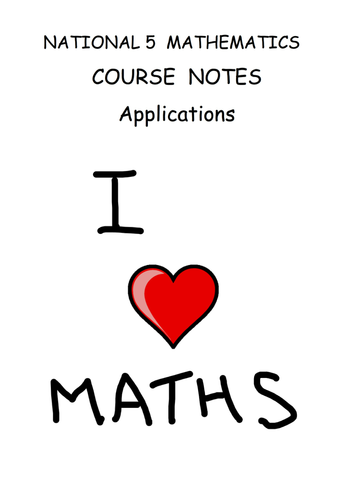 CfE National 5 Mathematics Course Notes